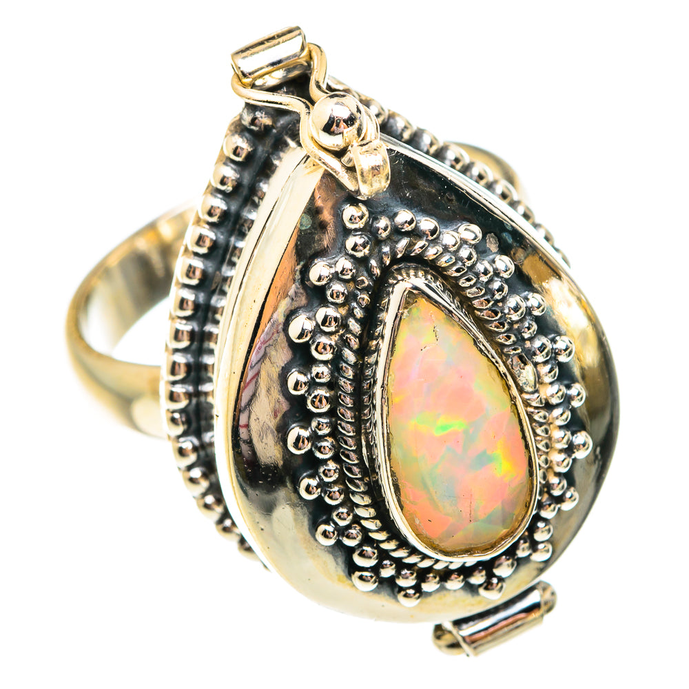 Ethiopian Opal Rings handcrafted by Ana Silver Co - RING75854