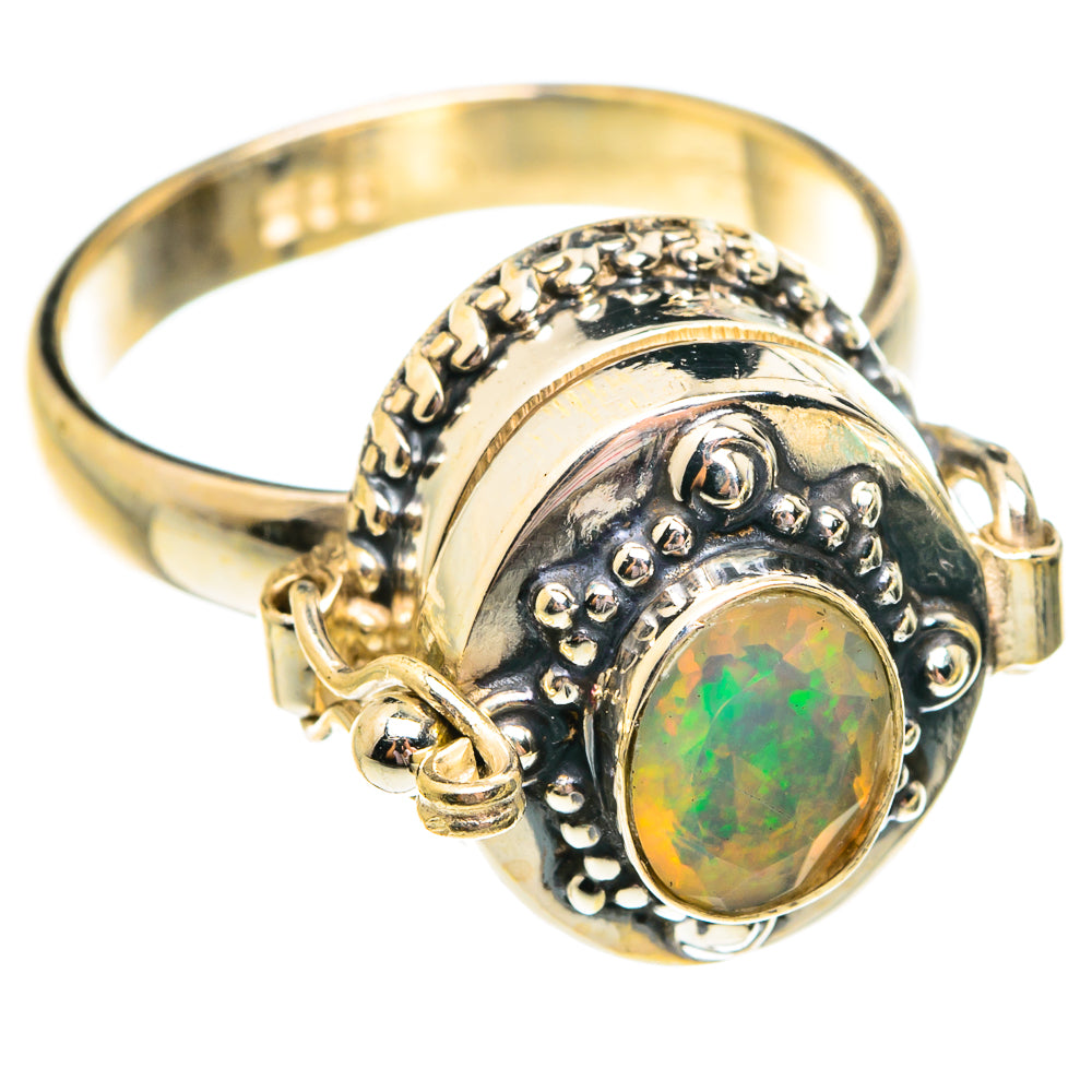 Ethiopian Opal Rings handcrafted by Ana Silver Co - RING75857