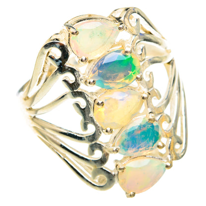 Ethiopian Opal Rings handcrafted by Ana Silver Co - RING75858