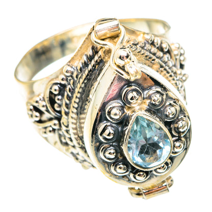 Blue Topaz Rings handcrafted by Ana Silver Co - RING75861