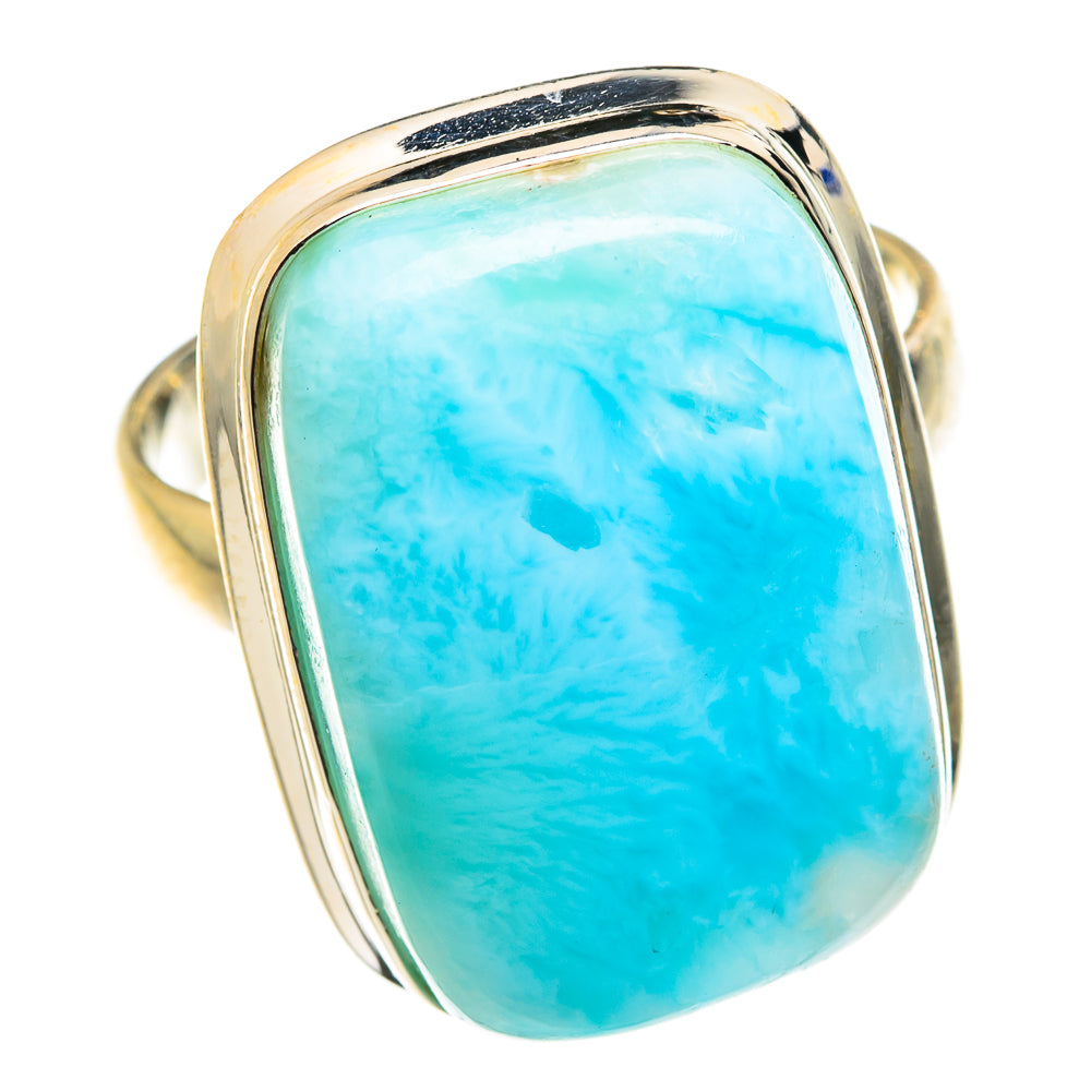 Larimar Rings handcrafted by Ana Silver Co - RING75866