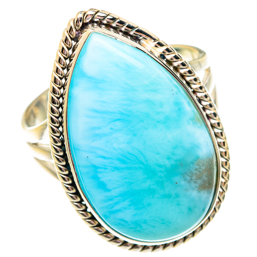 Larimar Rings handcrafted by Ana Silver Co - RING75868