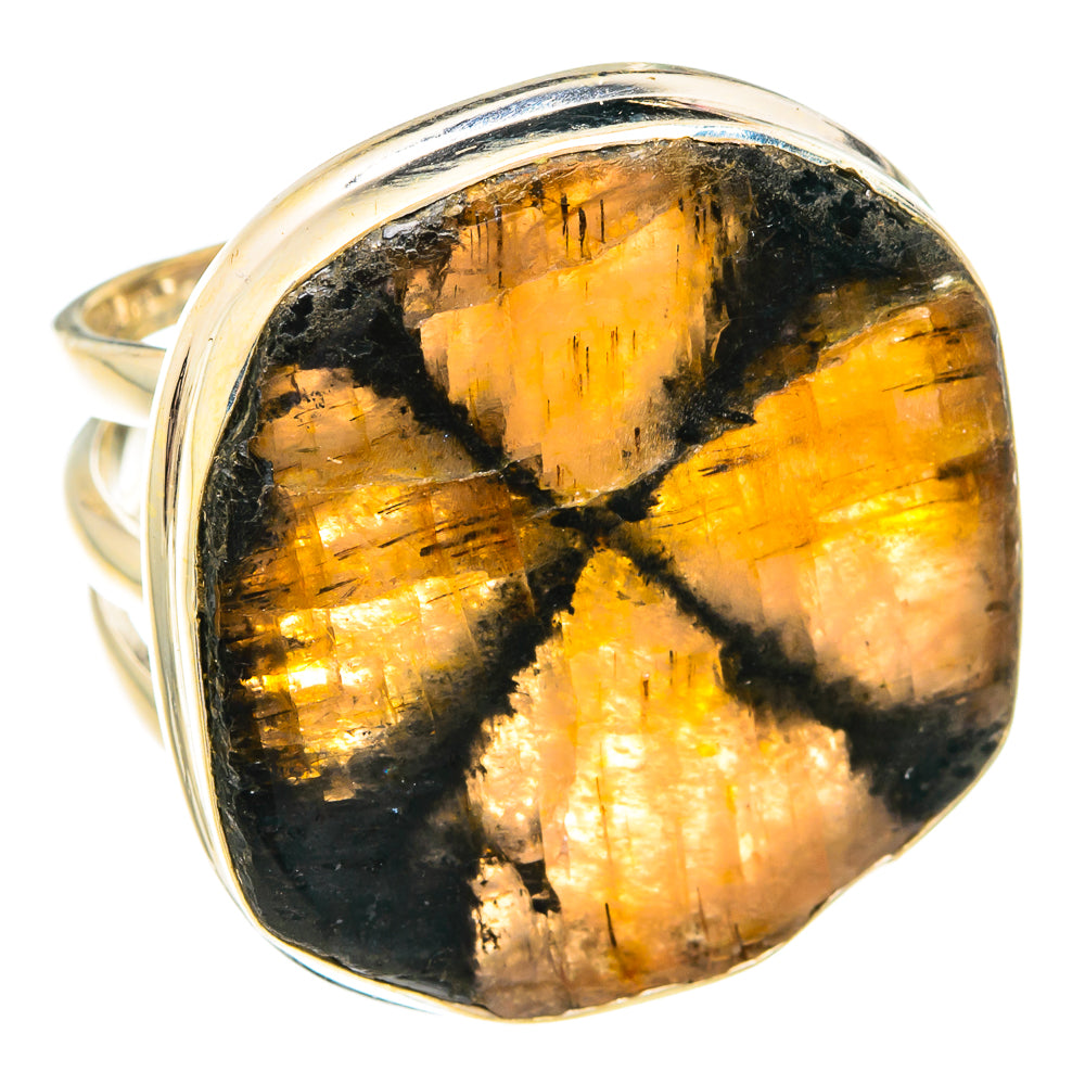 Chiastolite Rings handcrafted by Ana Silver Co - RING75875