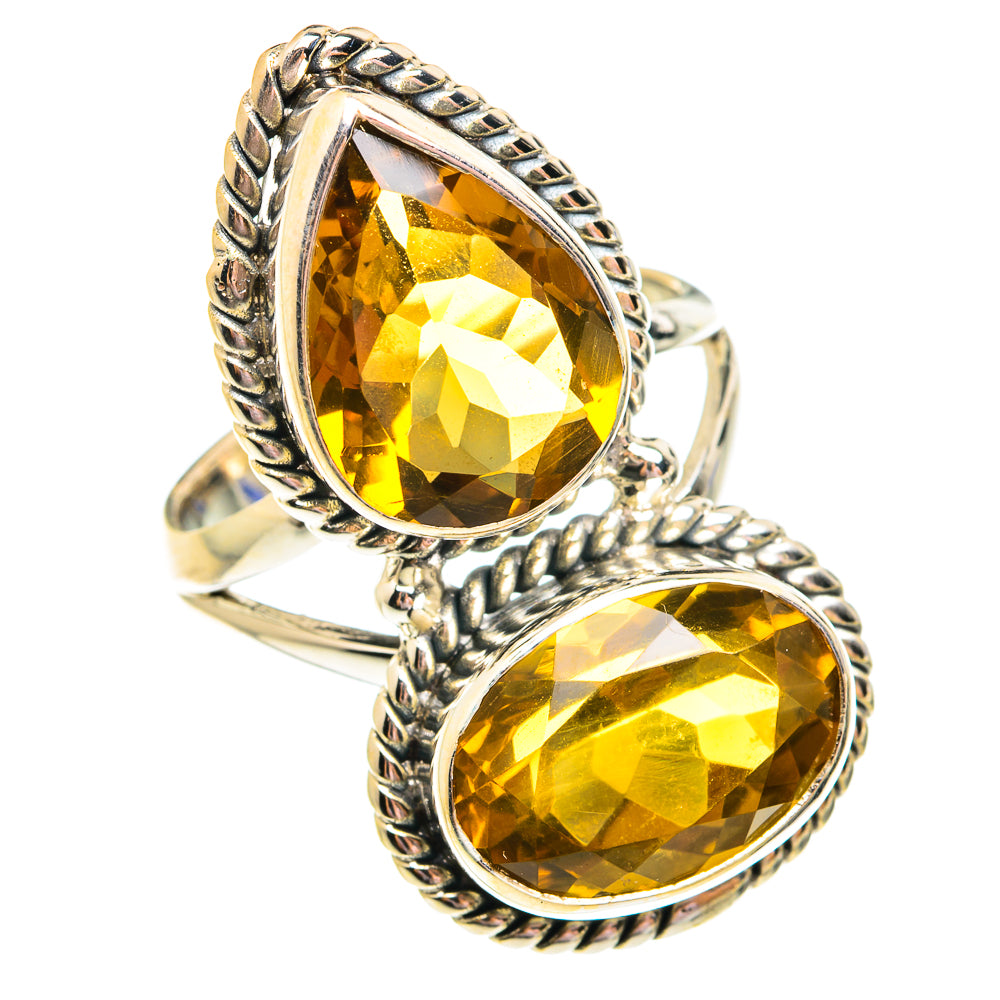 Citrine Rings handcrafted by Ana Silver Co - RING75877