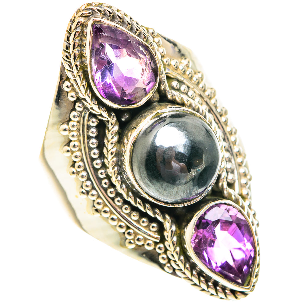 Hematite Rings handcrafted by Ana Silver Co - RING75887