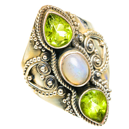 Ethiopian Opal Rings handcrafted by Ana Silver Co - RING75891
