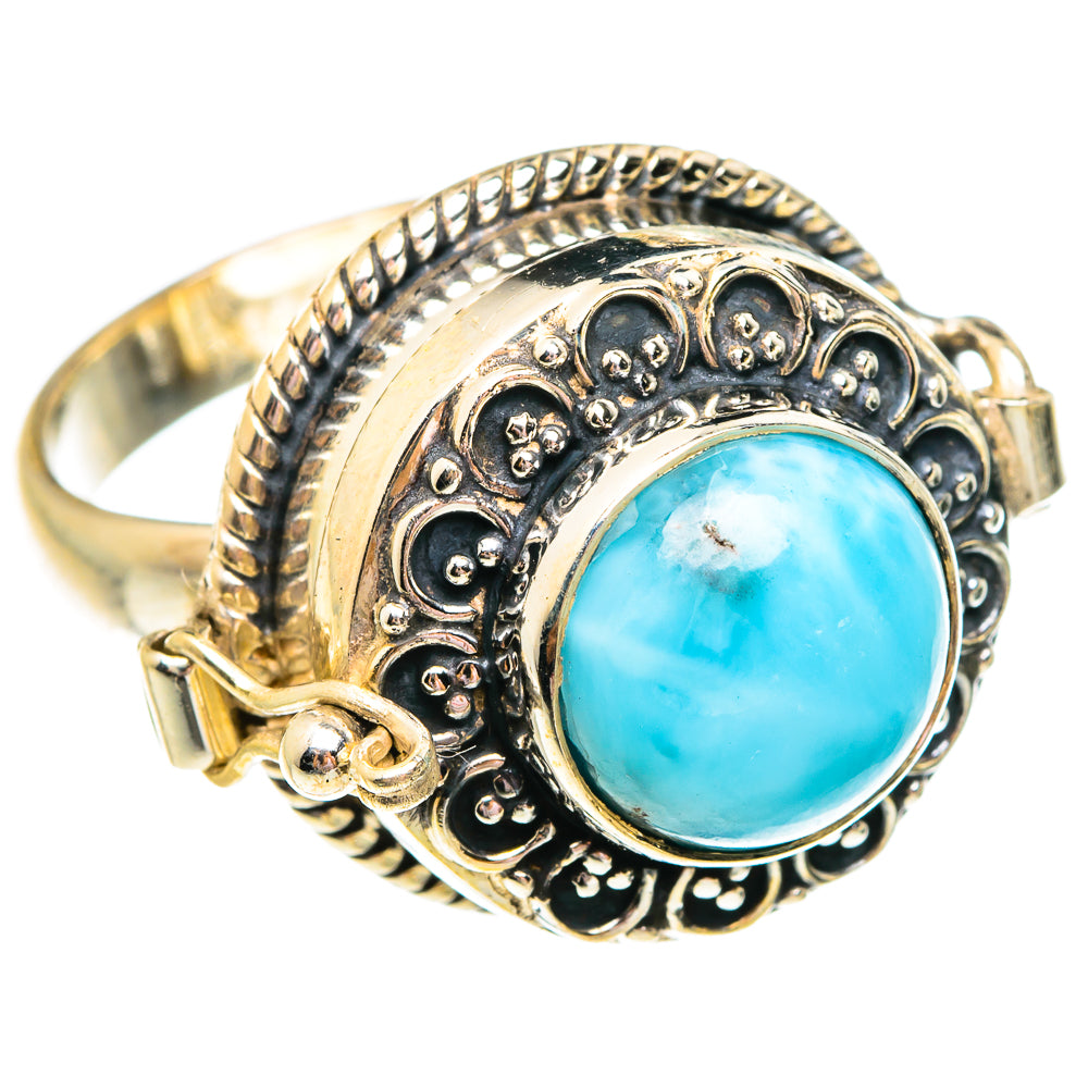 Larimar Rings handcrafted by Ana Silver Co - RING75902