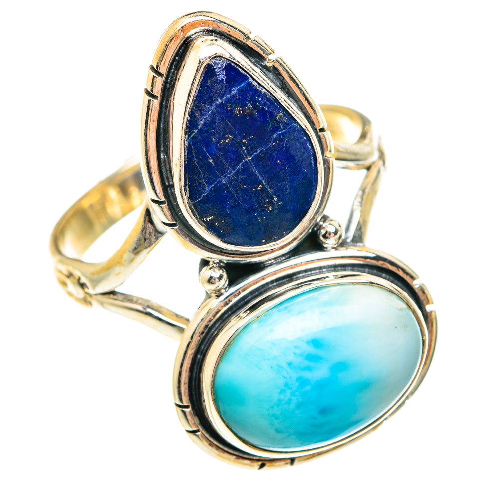 Larimar Rings handcrafted by Ana Silver Co - RING75903
