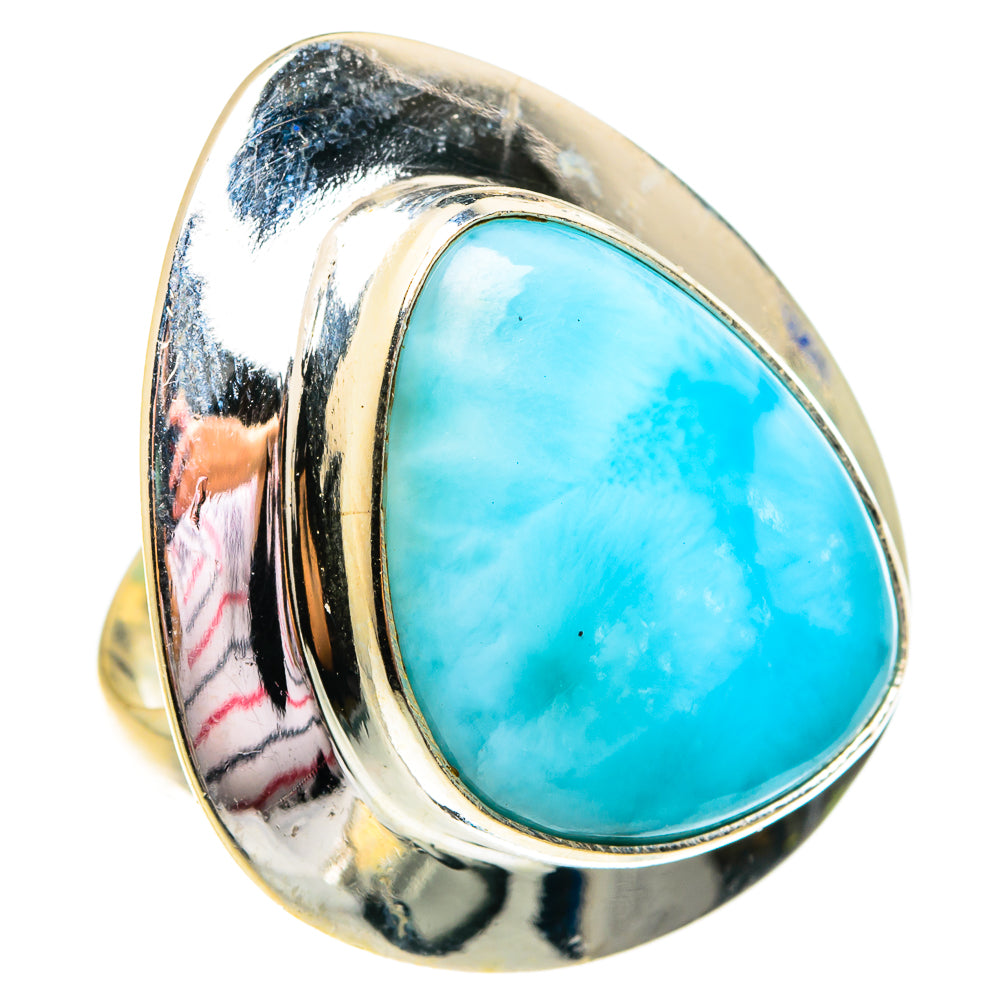 Larimar Rings handcrafted by Ana Silver Co - RING75904