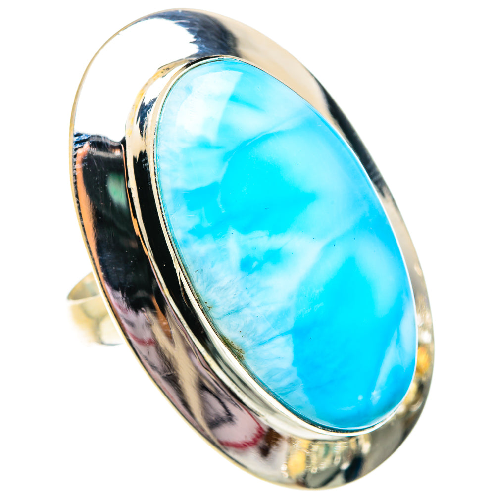 Larimar Rings handcrafted by Ana Silver Co - RING75906