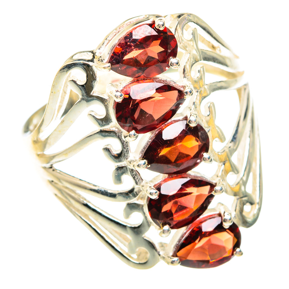 Garnet Rings handcrafted by Ana Silver Co - RING75915