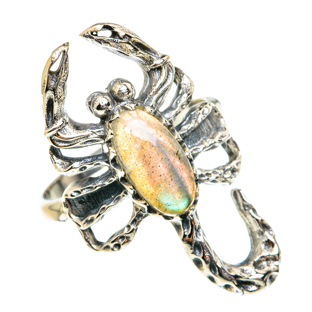 Labradorite Rings handcrafted by Ana Silver Co - RING75922