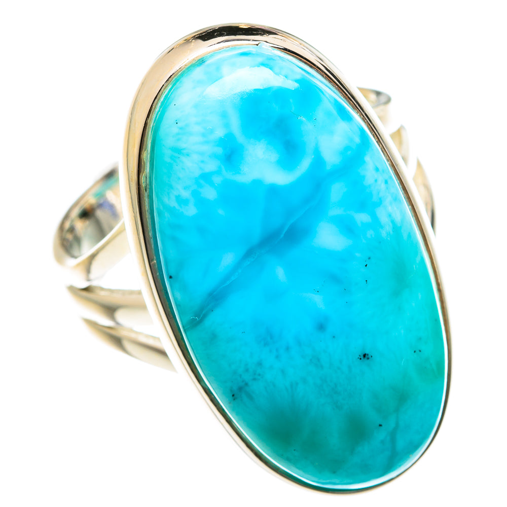 Larimar Rings handcrafted by Ana Silver Co - RING75926