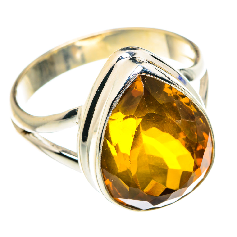 Mandarin Citrine Rings handcrafted by Ana Silver Co - RING75932