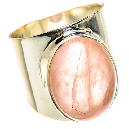 Rose Quartz Rings handcrafted by Ana Silver Co - RING75934