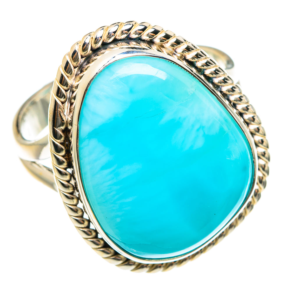Larimar Rings handcrafted by Ana Silver Co - RING75951