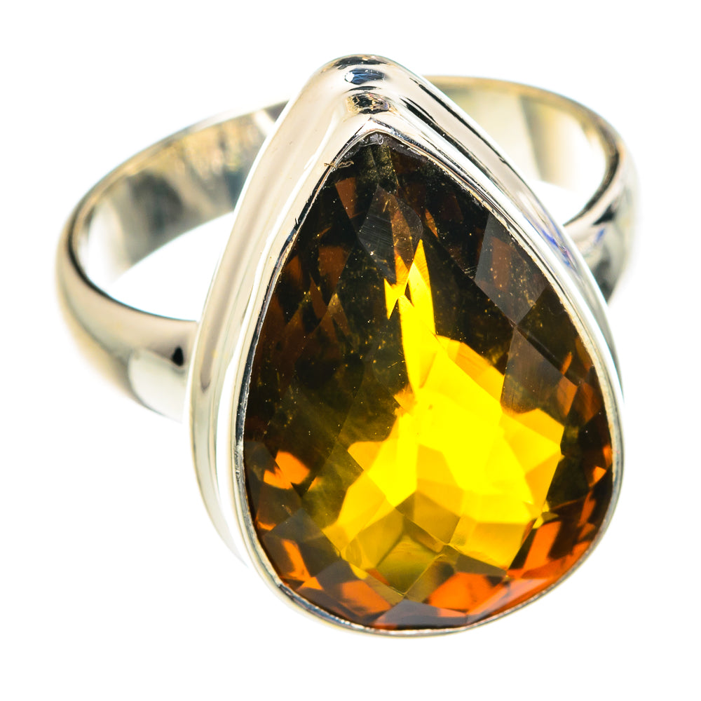Mandarin Citrine Rings handcrafted by Ana Silver Co - RING75956