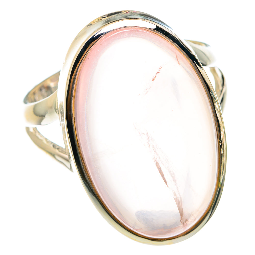 Rose Quartz Rings handcrafted by Ana Silver Co - RING75960