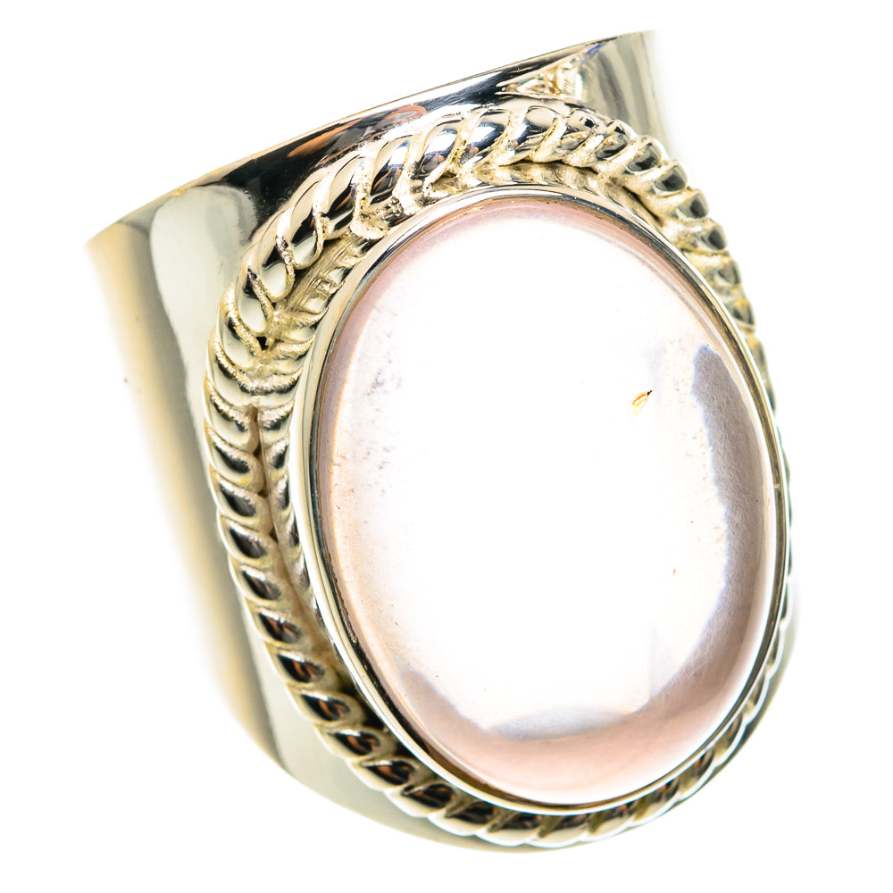 Rose Quartz Rings handcrafted by Ana Silver Co - RING75961