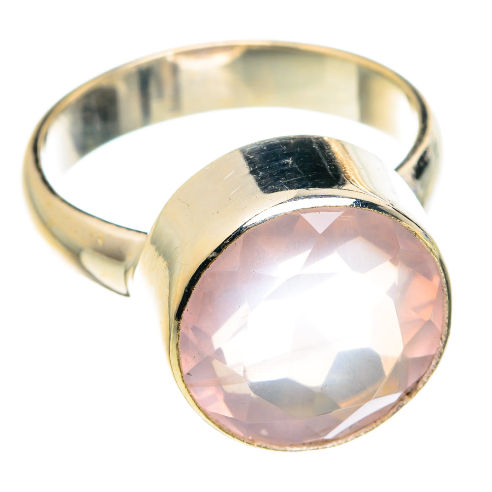 Rose Quartz Rings handcrafted by Ana Silver Co - RING75962