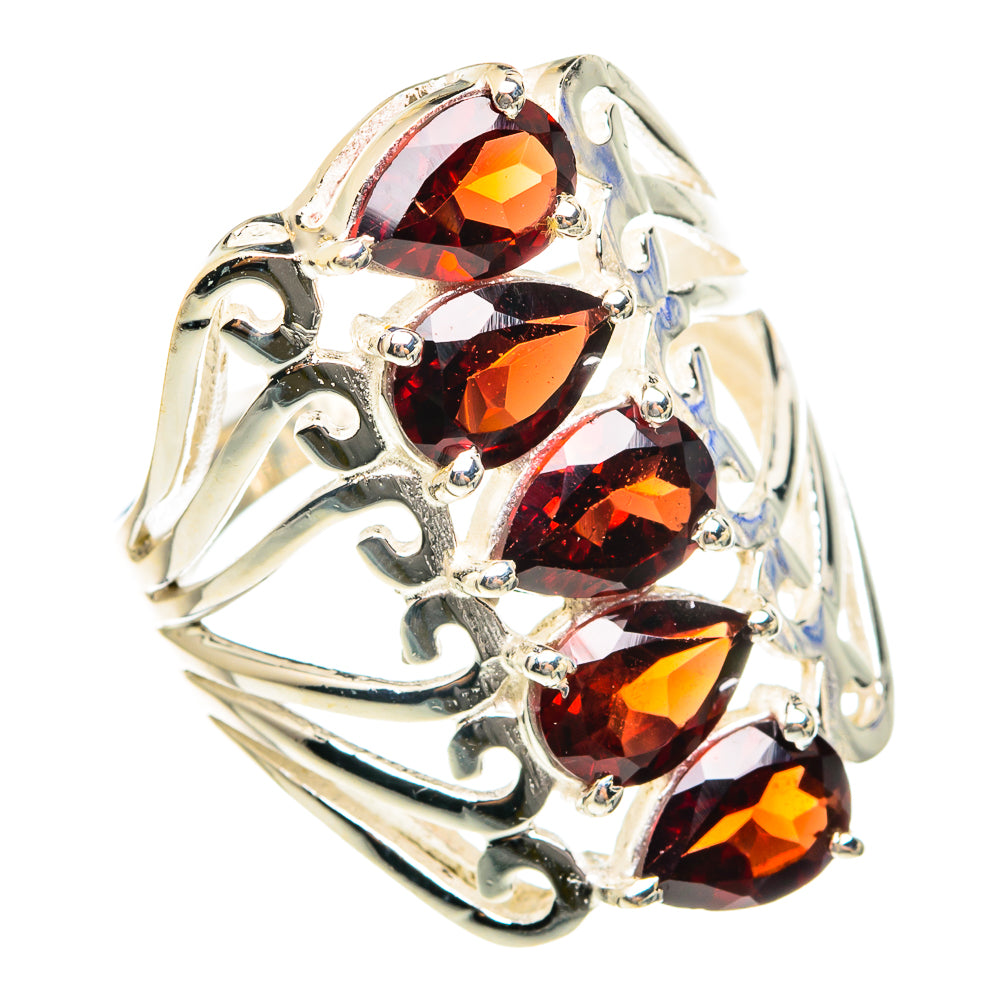 Garnet Rings handcrafted by Ana Silver Co - RING75963