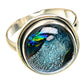 Dichroic Glass Rings handcrafted by Ana Silver Co - RING75972