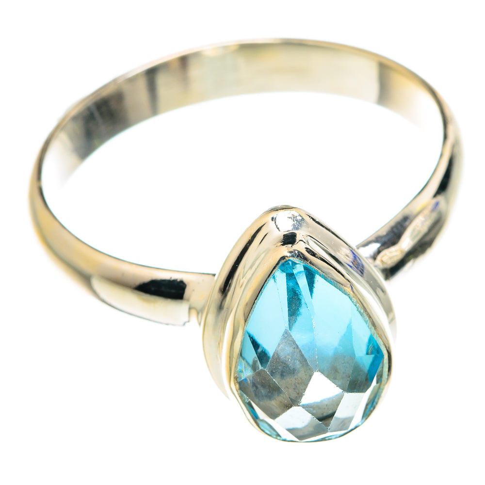 Blue Topaz Rings handcrafted by Ana Silver Co - RING75978