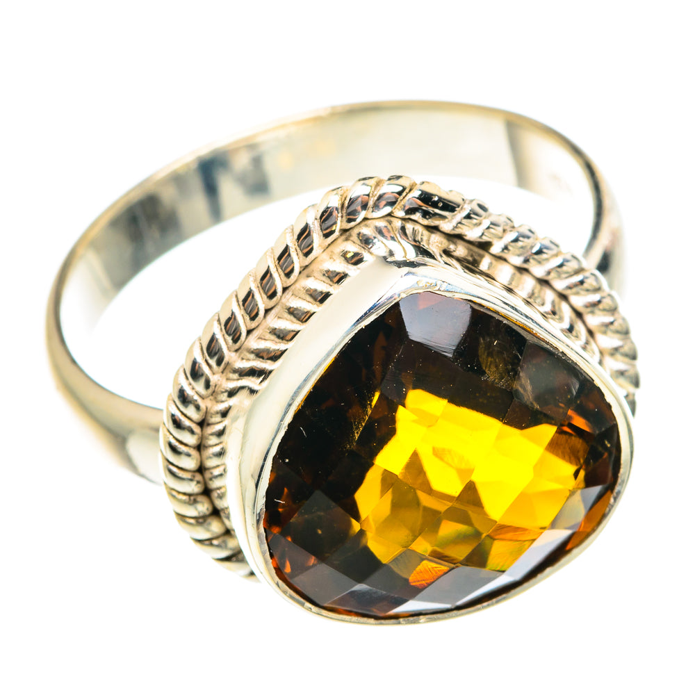 Mandarin Citrine Rings handcrafted by Ana Silver Co - RING75982