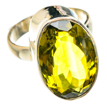 Lemon Quartz Rings handcrafted by Ana Silver Co - RING75998