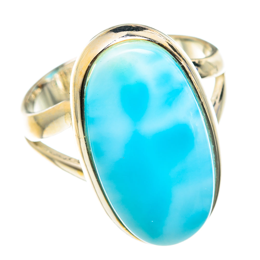 Larimar Rings handcrafted by Ana Silver Co - RING76003