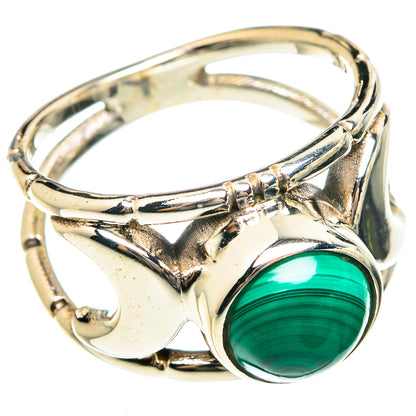 Malachite Rings handcrafted by Ana Silver Co - RING76005