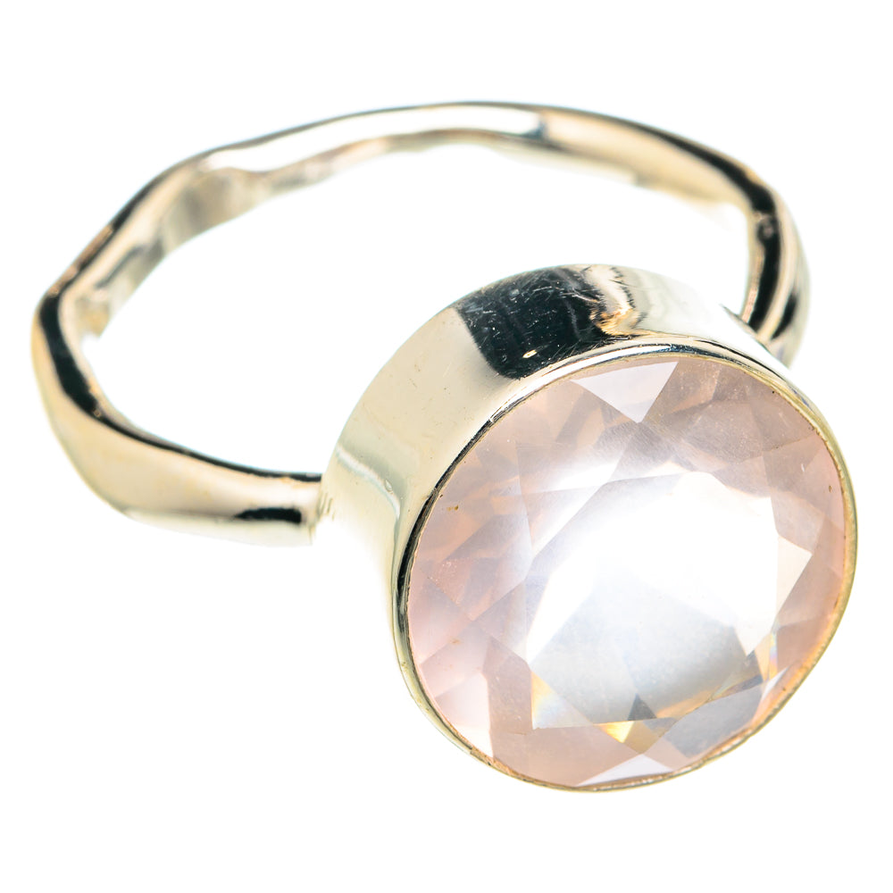 Rose Quartz Rings handcrafted by Ana Silver Co - RING76010