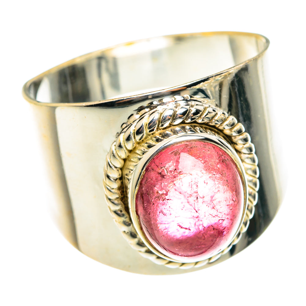 Pink Tourmaline Rings handcrafted by Ana Silver Co - RING76012
