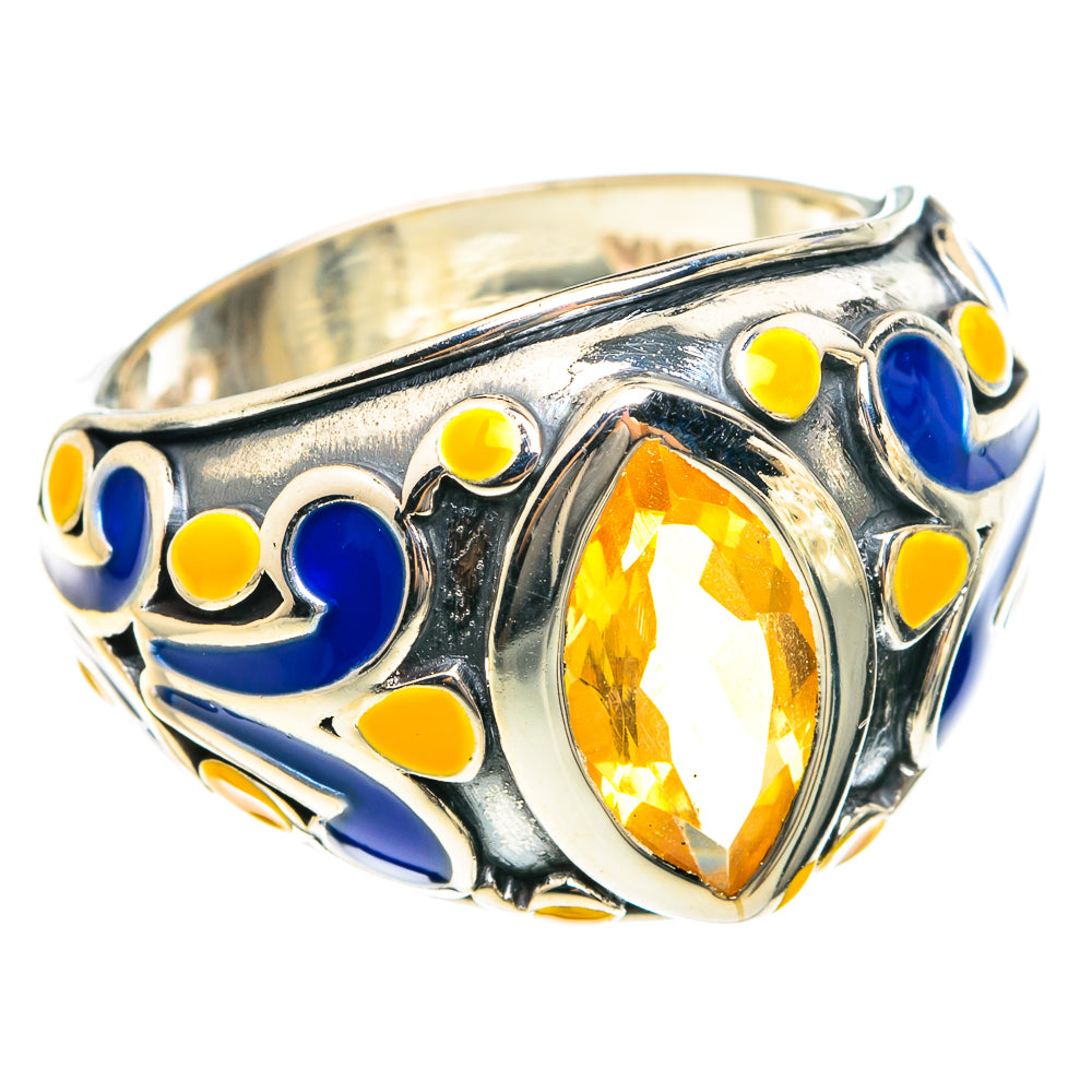 Citrine Rings handcrafted by Ana Silver Co - RING76024