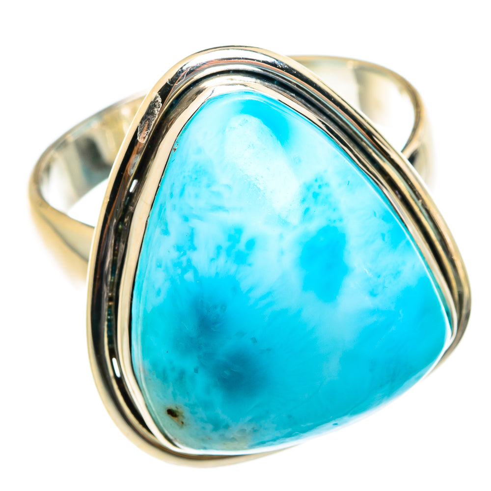 Larimar Rings handcrafted by Ana Silver Co - RING76030