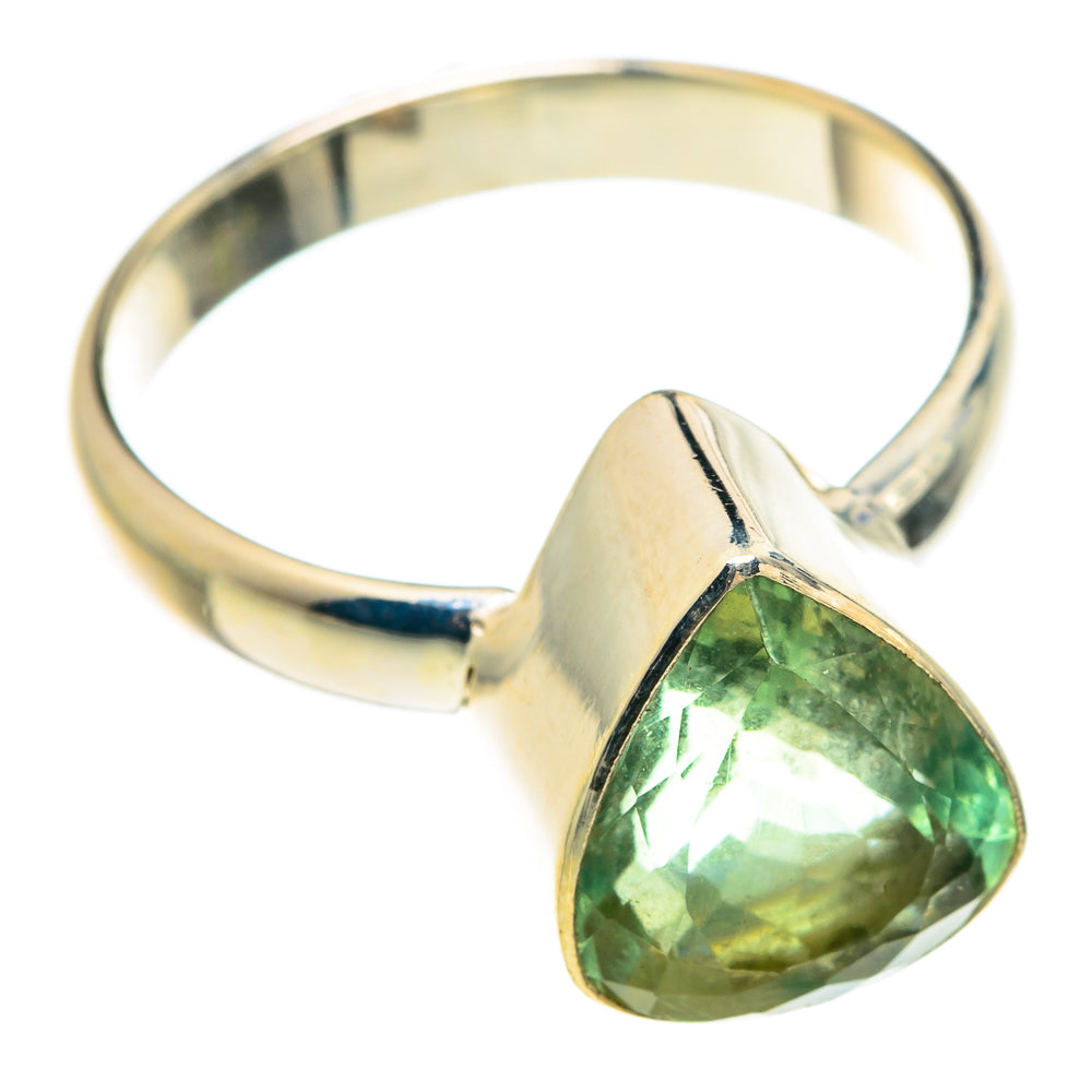 Green Fluorite Rings handcrafted by Ana Silver Co - RING76032