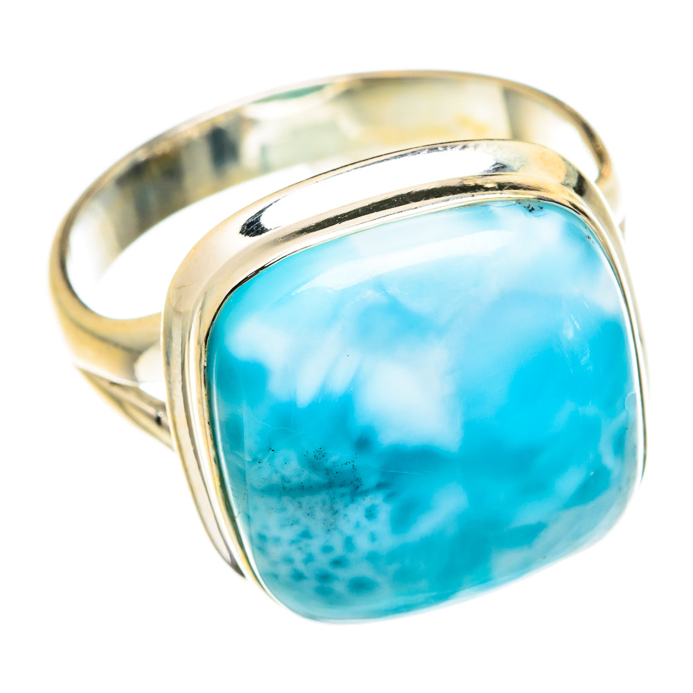 Larimar Rings handcrafted by Ana Silver Co - RING76051