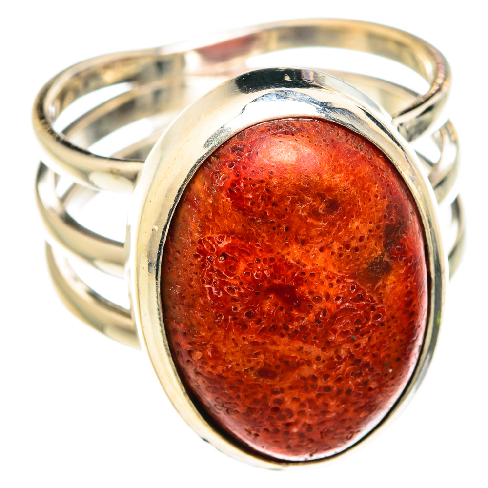 Sponge Coral Rings handcrafted by Ana Silver Co - RING76057