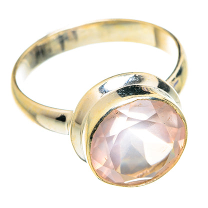 Rose Quartz Rings handcrafted by Ana Silver Co - RING76060