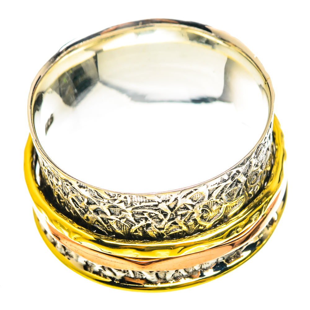 Meditation Spinner Rings handcrafted by Ana Silver Co - RING76065 - Photo 2