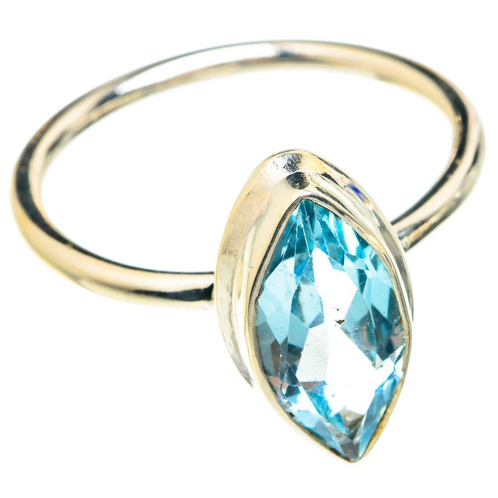 Blue Topaz Rings handcrafted by Ana Silver Co - RING76097