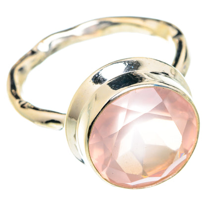Rose Quartz Rings handcrafted by Ana Silver Co - RING76103