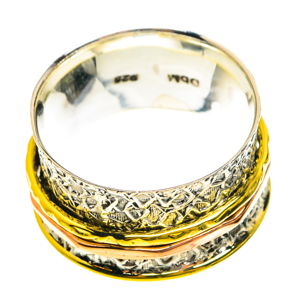 Meditation Spinner Rings handcrafted by Ana Silver Co - RING76107 - Photo 2