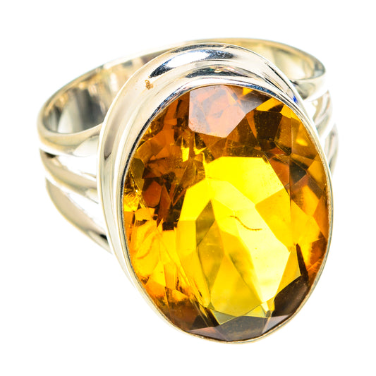 Mandarin Citrine Rings handcrafted by Ana Silver Co - RING76121