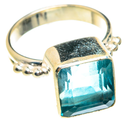 Blue Apatite Rings handcrafted by Ana Silver Co - RING76135
