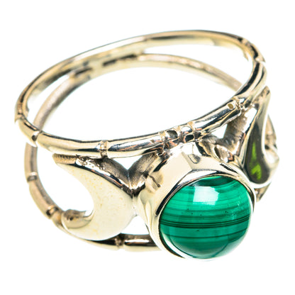 Malachite Rings handcrafted by Ana Silver Co - RING76139