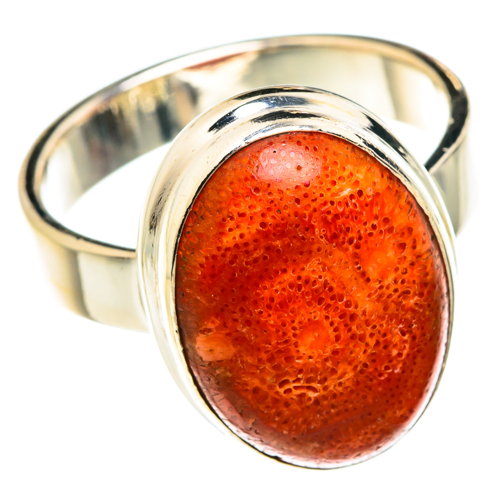 Sponge Coral Rings handcrafted by Ana Silver Co - RING76141