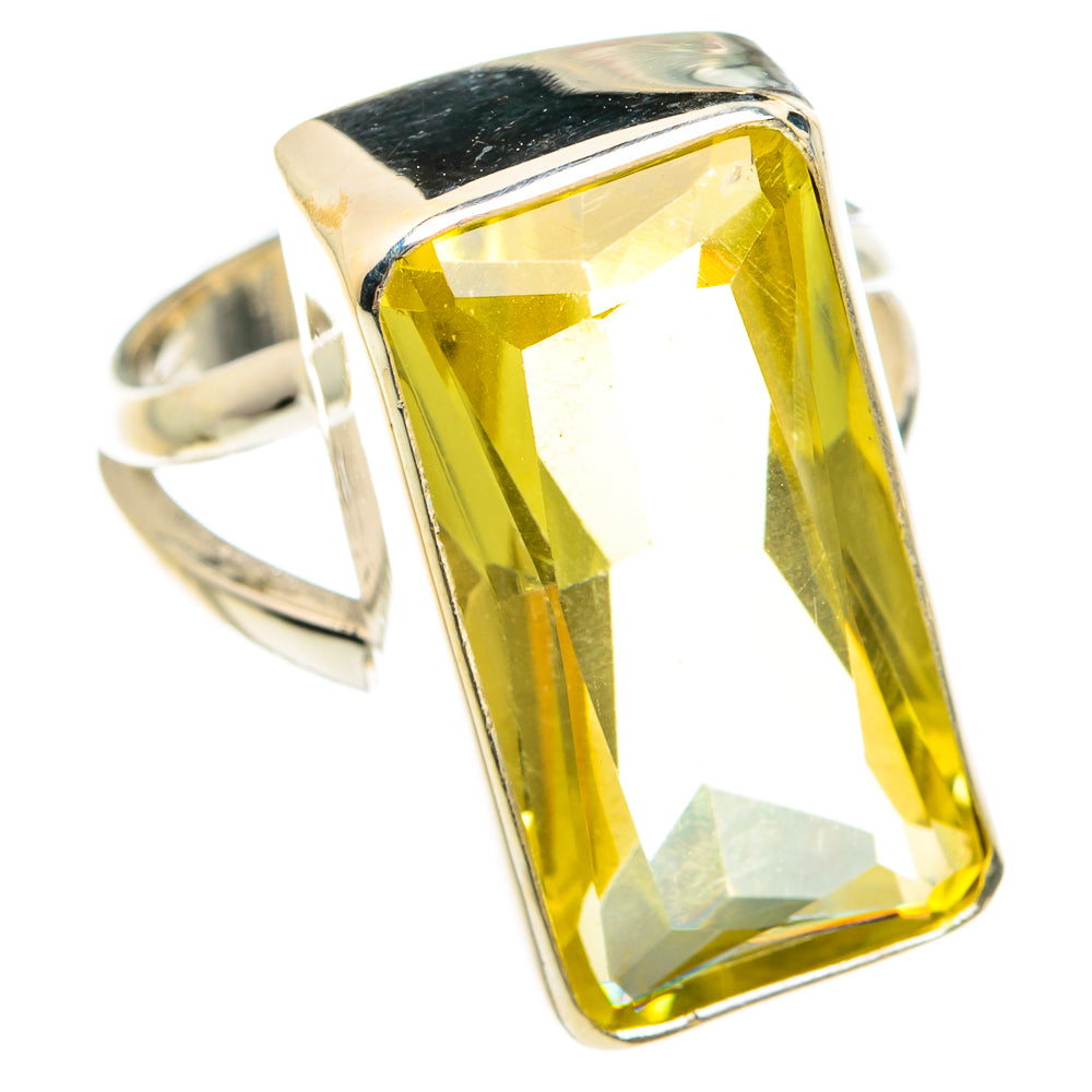 Lemon Quartz Rings handcrafted by Ana Silver Co - RING76159