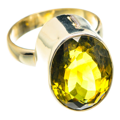Lemon Quartz Rings handcrafted by Ana Silver Co - RING76160