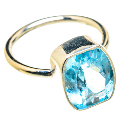 Blue Topaz Rings handcrafted by Ana Silver Co - RING76164